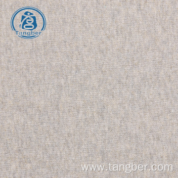 Knitted Melange One Side Brushed Fleece Fabric